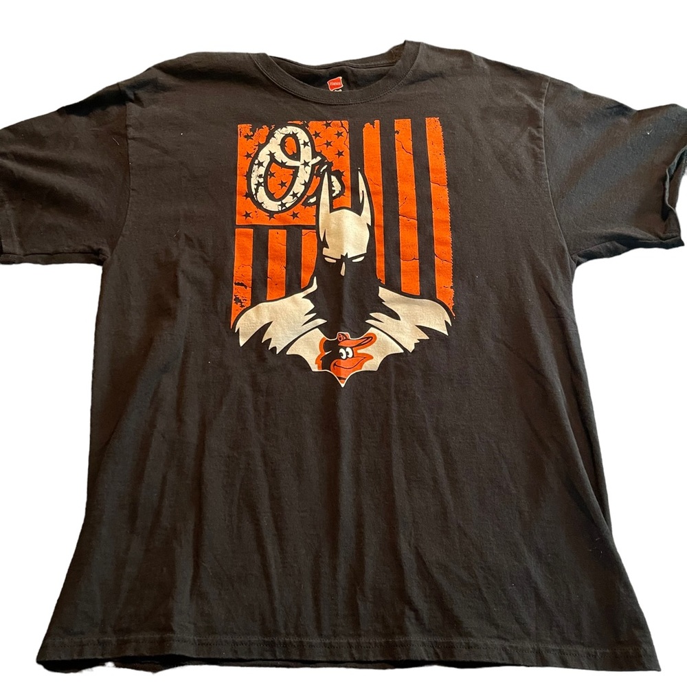 Hanes Orioles Bateman T-Shirt Men’s Large Baseball Fan T-Shirt Baseball Graphic